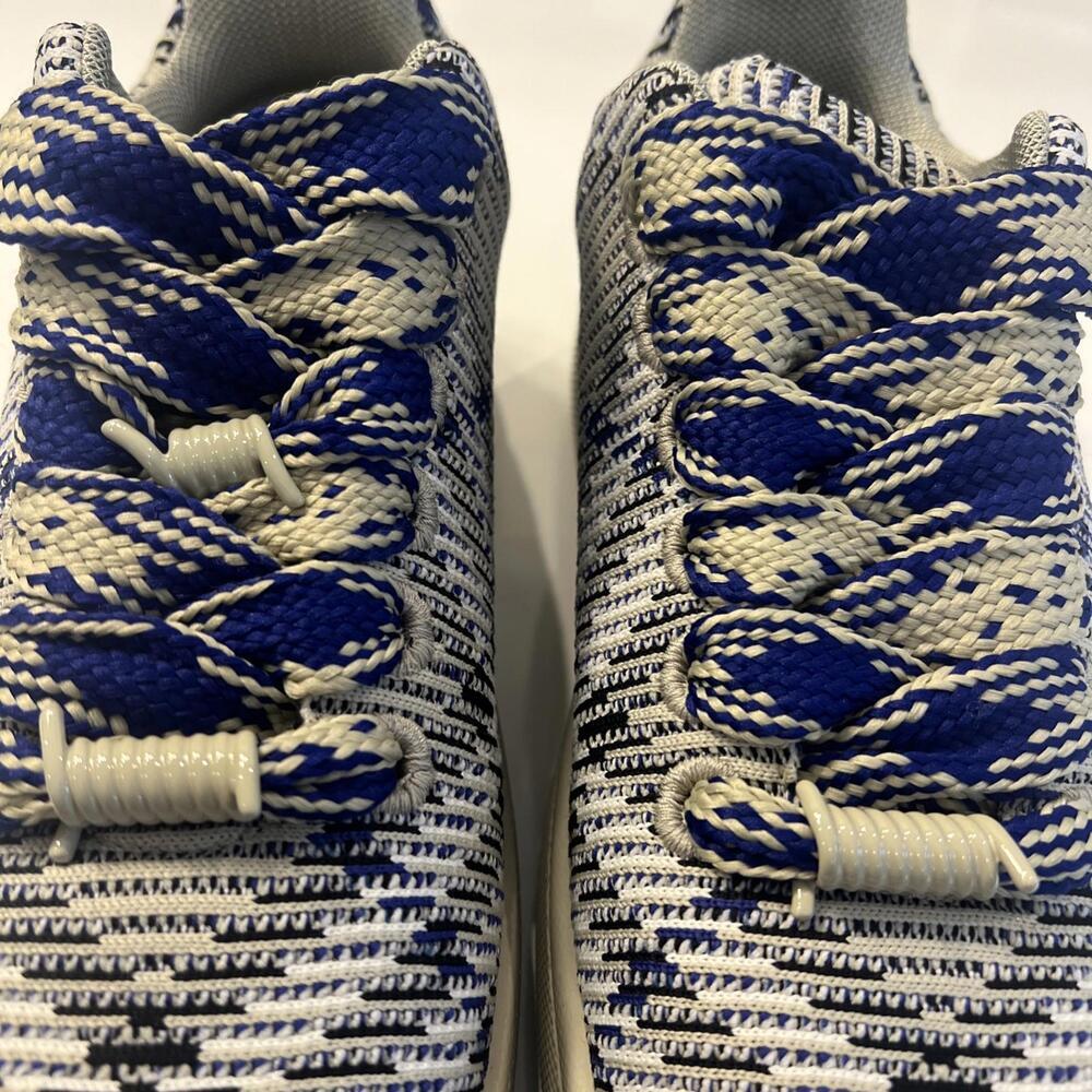 $890 Burberry Knit Box Sneakers Men Lichen Ip Check Size 8 /41 - Picture 6 of 16